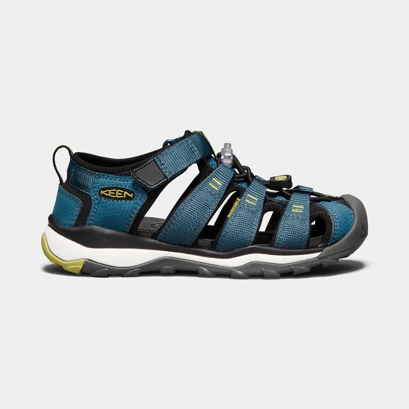 Sandalias Trekking Keen Newport Neo H2 Para Niños Azules/Negros - Sandalias Keen Mexico (570841-DNO)